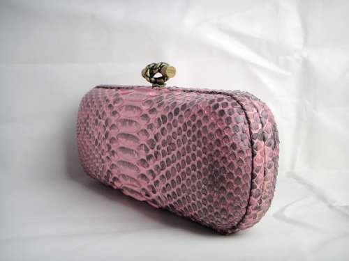 Bottega Veneta Clutches New Knot 8652 pink snake